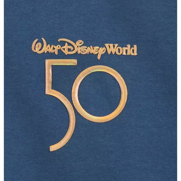 Disney Parks Walt Disney World 50th Mickey Mouse EARidescent Spirit Jersey S - Picture 2 of 6